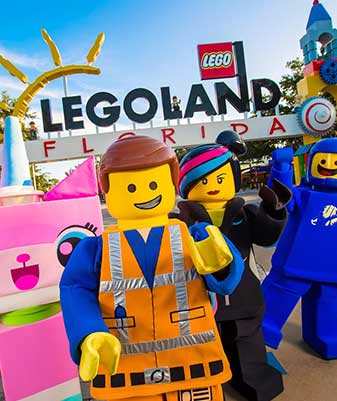 LEGOLAND Florida                               Do you love Legos? Orlando's newest theme park! Legoland brings Legos to life size adventures. Explore the world of Legoland for the day.